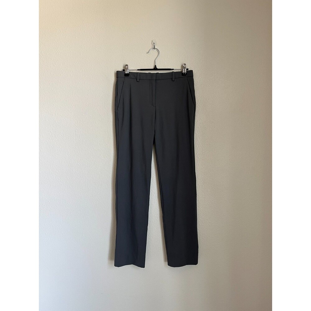 Theory Women's Hartsdale Wool-Blend Pants in Cement Size US 0